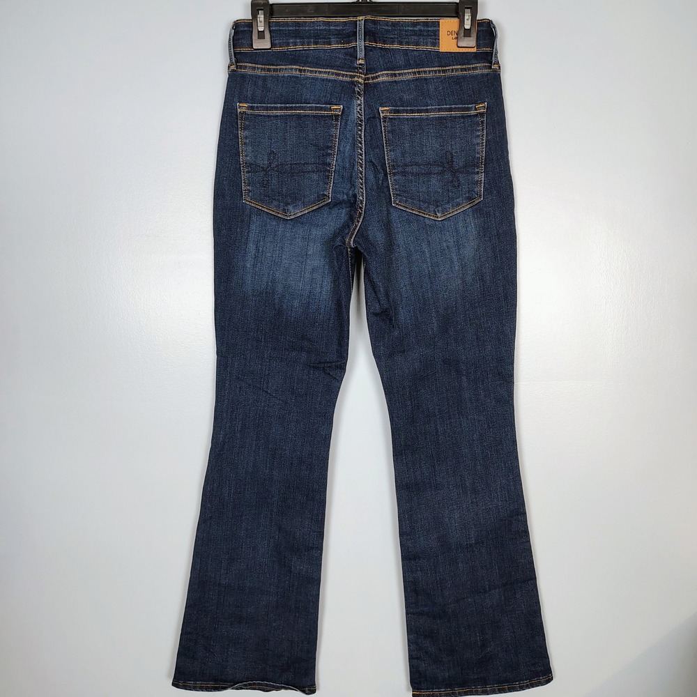 Denizen from Levis Womens Mid Rise Bootcut Jeans Dark Wash Blue W29 L30.5 - Picture 4 of 9